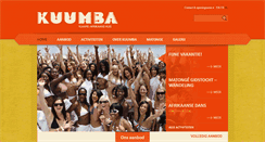 Desktop Screenshot of kuumba.be